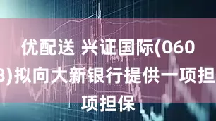 优配送 兴证国际(06058)拟向大新银行提供一项担保